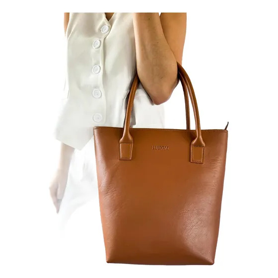 Cartera Lulyna Cuero Sintectico Con Cierre Mujer