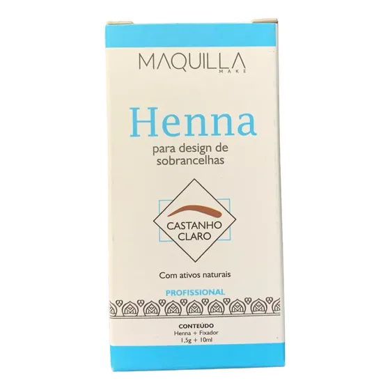 Henna + Fijador Cejas Colores Tinta