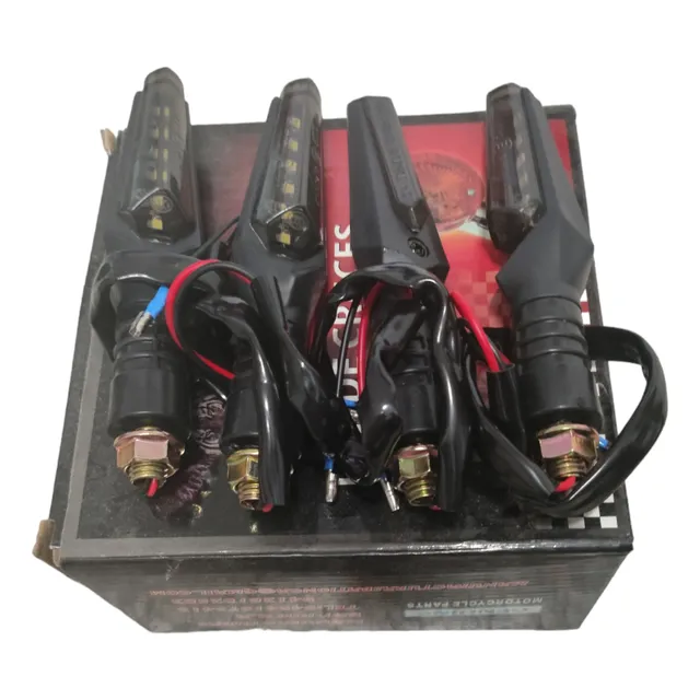 Luces Cruces Led Secuencial Sbr Bera 4 Pzs Amarilla