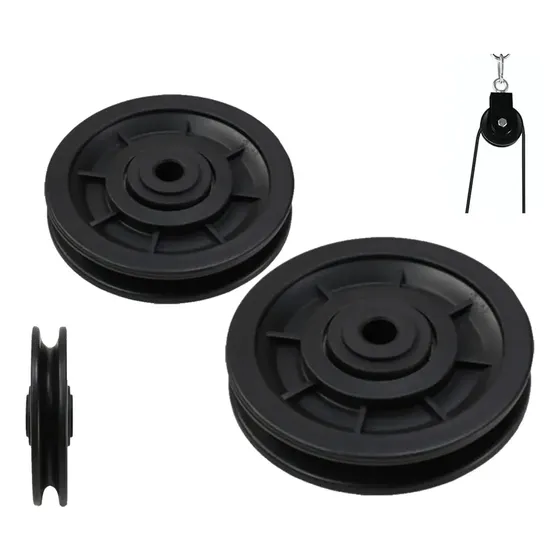 Rueda Polea Rodamiento 90 Mm Universal Cable Gym | Cuotas sin interés