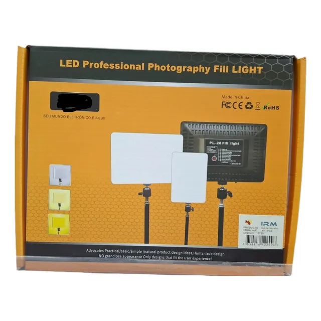 Panel De Iluminación Luz Led Estudio Fotografía Control Pl36