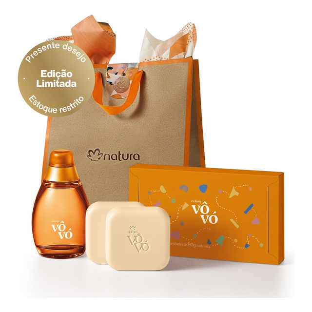 Presente Natura VĂ´vĂł Feminino Dia Dos AvĂłs - VovĂł ColĂ´nia 100ml + 2 Sabonetes 90g Cada Presente Natura VĂ´vĂł Feminino Dia Dos AvĂłs - VovĂł ColĂ´nia 100ml + 2 Sabonetes 90g Cada