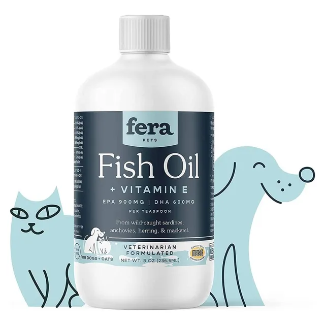 Aceite De Pescado Para Mascotas Fera Pet Organics 236 Ml