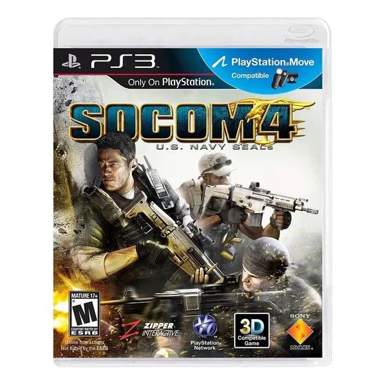 Socom 4 U.s. Navy Seals Ps3 Mídia Física Seminovo