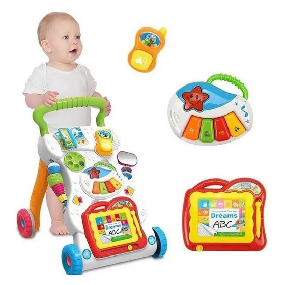Caminadora Bebé Con Mini Piano Musical