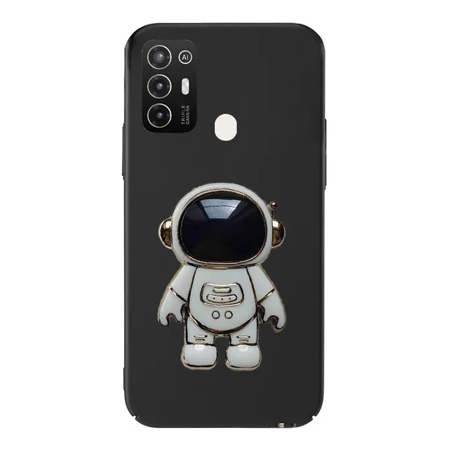 Funda De Silicona Para Zte Blade A52 Con Stent De Astronauta