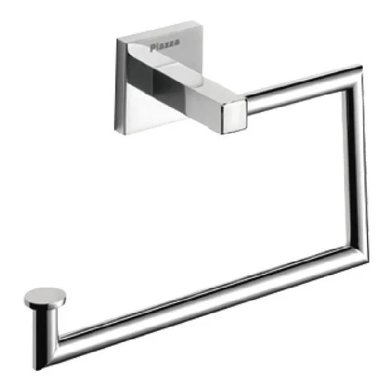 Toallero Aro P/baño Piazza 72821 Unique Metálico Cuadrado Color Cromo