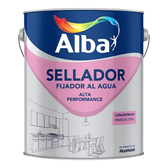 Alba Fijador Sellador Concentrado 20 Lts. Pinturerias Miguel
