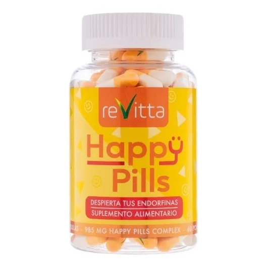 Happy Pils Energía/vitalidad/endorfinas/bienestar 180 Cáps.