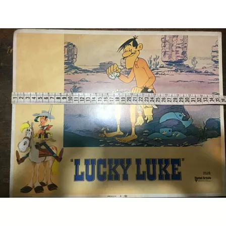 Postcard Nº 1 Lucky Luke 1978 La Balada De Dalton 35 Cms