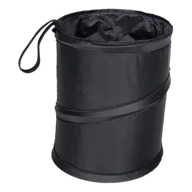 Bolsa Basura Carro Basurero Limpieza Vehiculo Plegable Negro