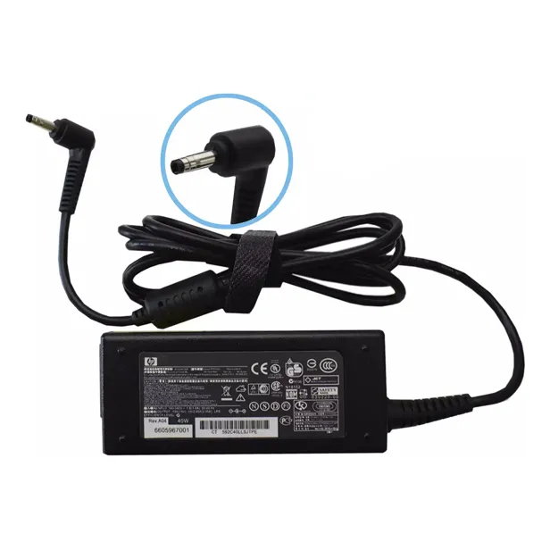 Cargador Hp Mini 19v 2.05a 40w/ 4.0x1.7mm Plug Negro Small