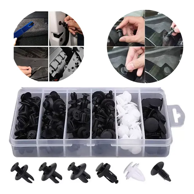 Kit Presilhas Grampos Fixadores Travas Automotivas Universal