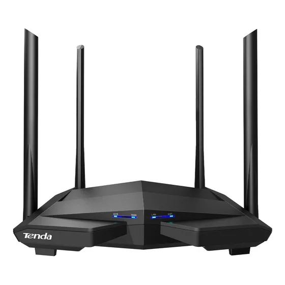 Tenda Router Ac10 V5.0 Wifi 5 Ac1200 Dual Band, 4 Antenas