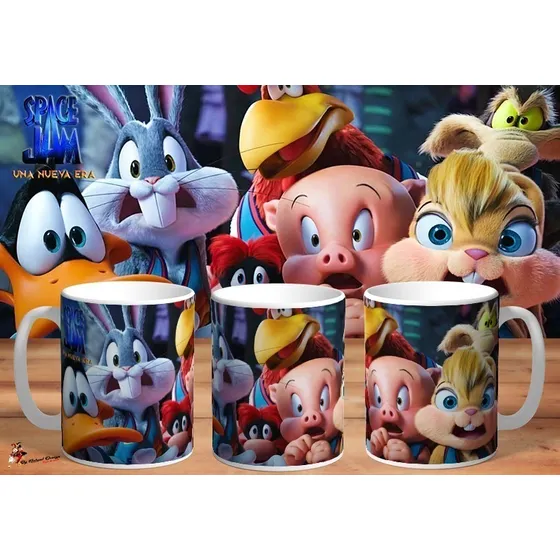 Taza Space Jam New Legacy Una Nueva Era Looney Tunes 4k Art