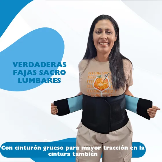 Faja Lumbar Reforzada Con Ballenas Metal Talla Plus