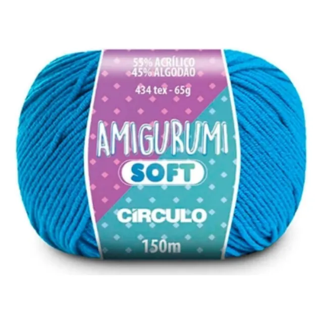 1 Fio Amigurumi Soft Maciez Acrilico E Algodao Croche 150m