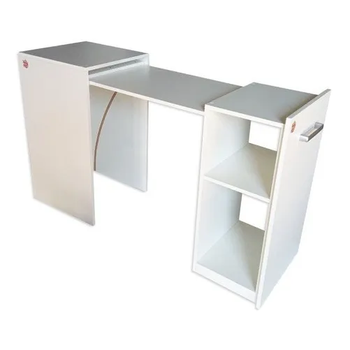 Mesa Pc Extensible Escritorio Notebook Plegable Color Blanco