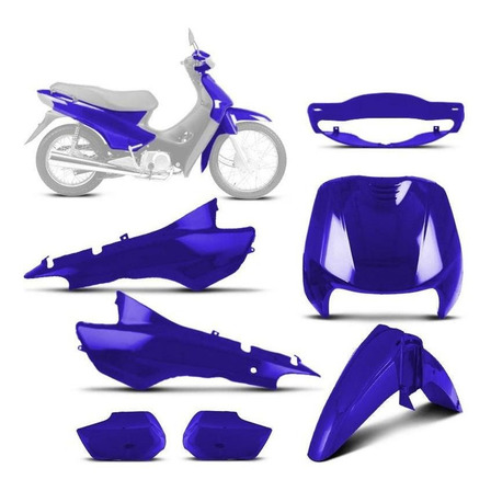Kit Carenagem Completo Biz 100 1998 99 00 01 02 03 04 2005 Kit Carenagem Completo Biz 100 1998 99 00 01 02 03 04 2005