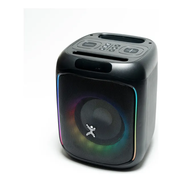 Bocina Mini Bafle 6.5" Bluetooth Función TWS Luz RGB Sapark Perfect Choice