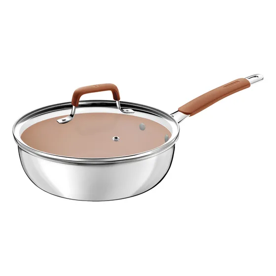 Frigideira Funda Tramontina Cerâmico Romagna 24cm Marfim