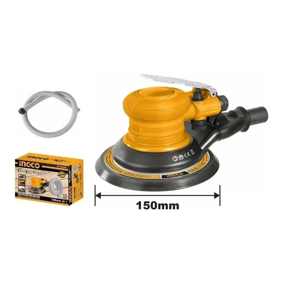 Lijadora Roto Orbital Neumatica Ingco 6'' 150mm Aps1512
