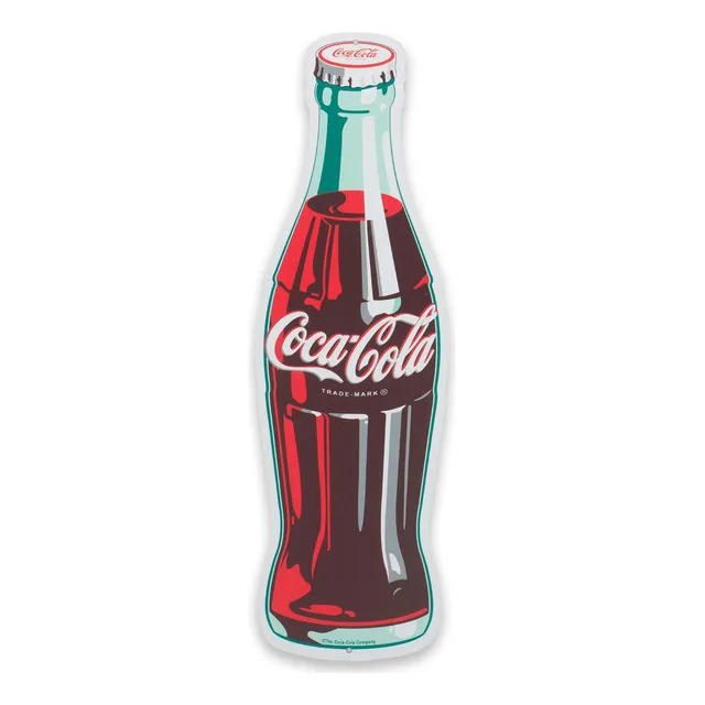 Cartel Vintage Coca-cola - Decoración De Pared 11x36 Cm