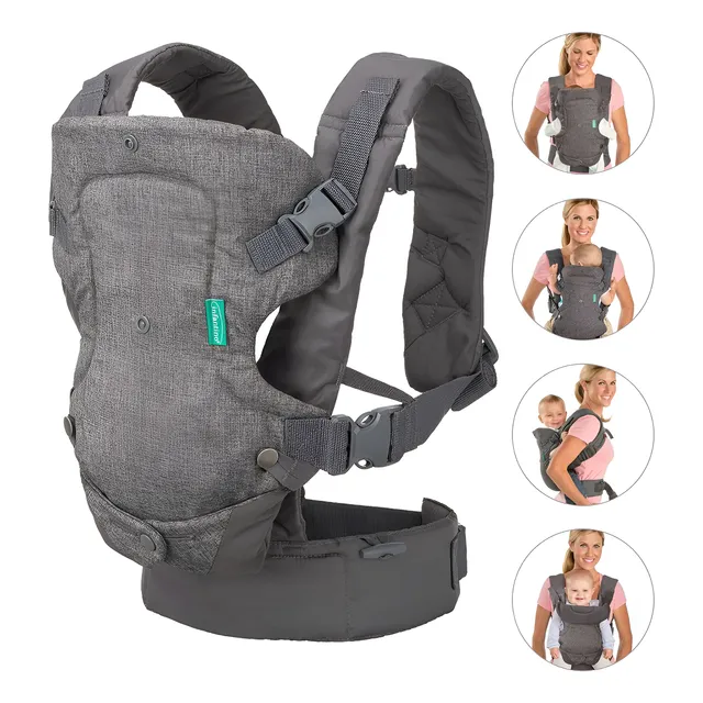 Mochila Cangurera Para Bebé Ergonómica, 4 Formas De Porteo