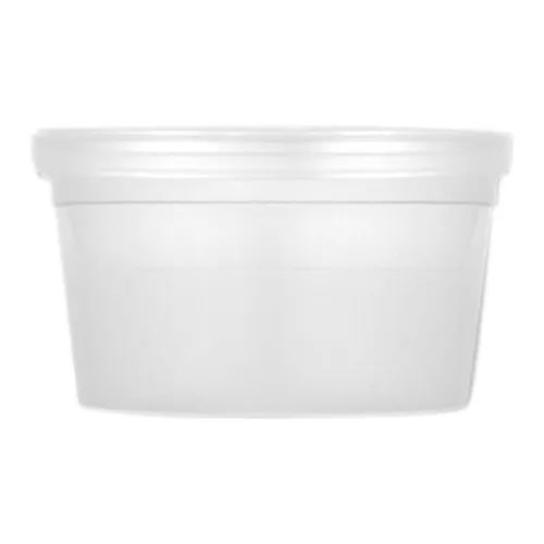 Tinas Plásticas 16oz  - 500cc Con Tapa 