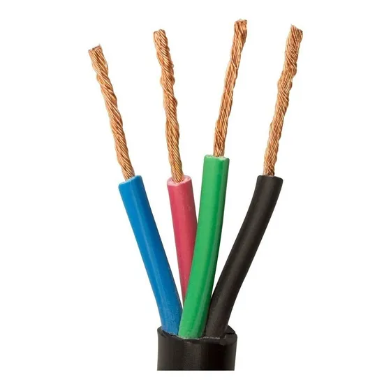 Cabo Flexível Pp Extensão 4x2,5mm Rolo Com 20 Metros Cor Preto 127V/220V