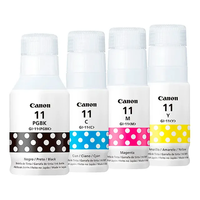 Kit De 4 Tintas Canon Gi-11 G3160 G2160 G4170 G3170 G2170