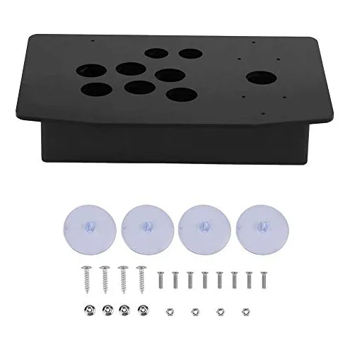 Ftvogue Kit Bricolaje Para Panel Arcade Caja Negra Acrilico