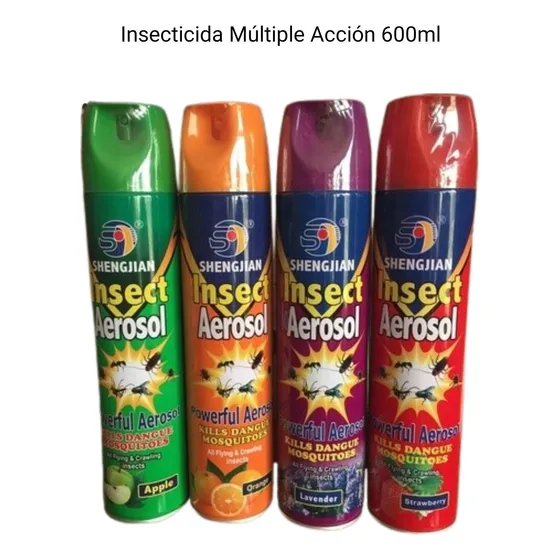 Baygon Insecticida Múltiple Acción, Grande 600cc. Shengjian