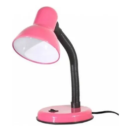 Lampara Escritorio Colores Cuello Flexible Incluye Ampolleta Color de la estructura Rosa