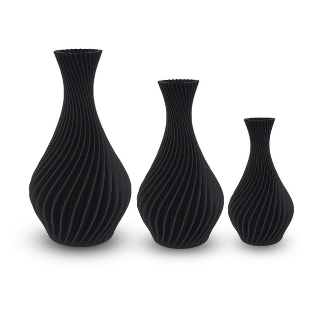 Vasos De Plantas Artificais - Jarro Espiral - Decoração Sala Vasos De Plantas Artificais - Jarro Espiral - Decoração Sala