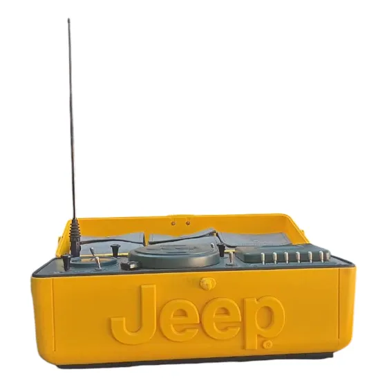 Rádio Bombox Jeeep Am&fm Cd Toca Fita Original Funciona