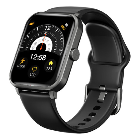 Reloj Smart Watch Qcy Deportivo Waterproof Negro Inteligente Reloj Smart Watch Qcy Deportivo Waterproof Negro Inteligente