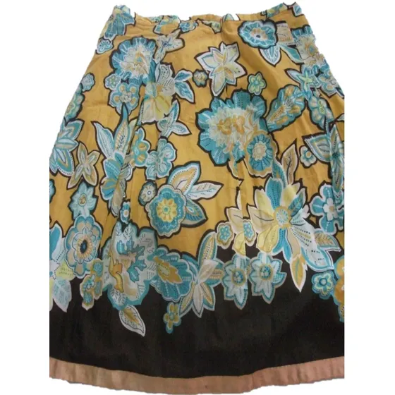 Falda Floreada Dama Talla S 
