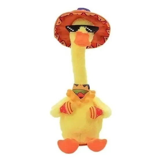 Muñeco Pato Bailarín Repite Sonidos Juguete Para Niños