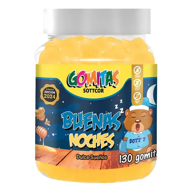 Gomitas De Valeriana Para Dormir - Relajación - 130 Gomitas
