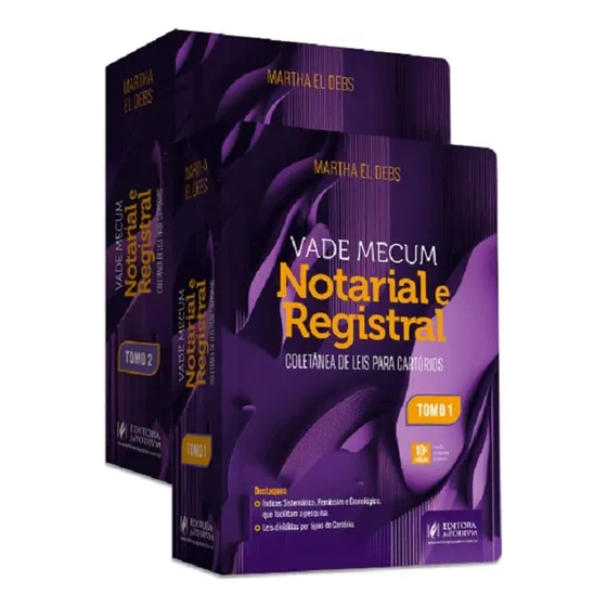 Vade Mecum Notarial E Registral - Coletânea De Leis Para Cartórios Capa Comum - Juspodivm; 10a Edição