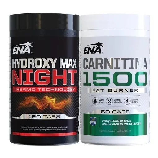 Rapido Quemador Grasa Abdominal Hydroxy Max + Carnitina Ena