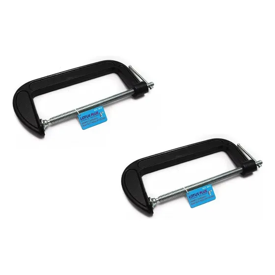 2 Grampos Tipo C Forjado Marceneiro Heavy Duty 8 Polegadas