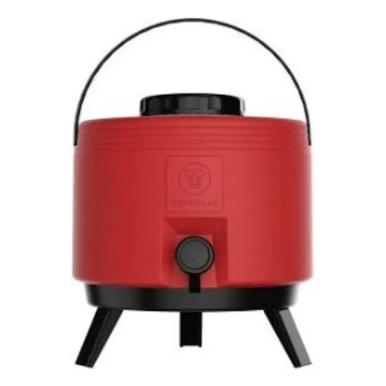 Maxitermo Termico Termolar Termo Frio Calor 6lt Canilla Pies Color Rojo
