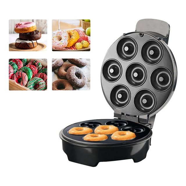 Máquina De Donuts Confeitara Rosquinhas 7 Donuts 110v Máquina De Donuts Confeitara Rosquinhas 7 Donuts 110v