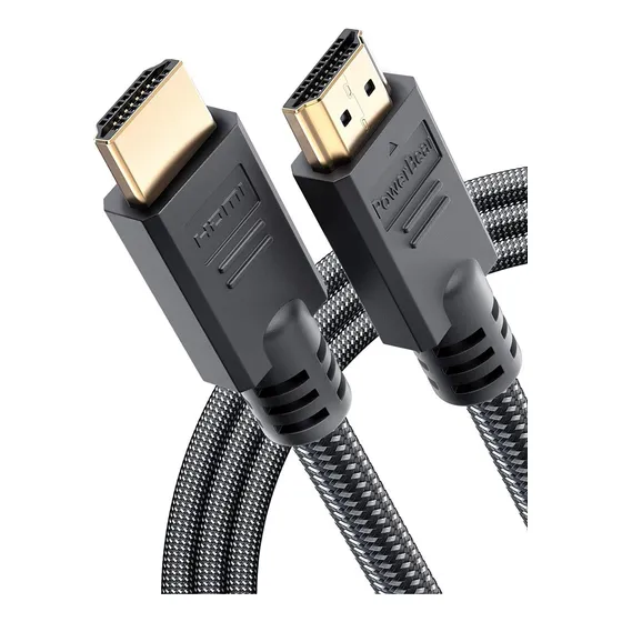 Powerbear - Cable Hdmi 4k 10 Pies Nailon Trenzado Y Conecto