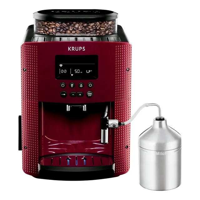 Cafetera Espresso Digital Display Led Krups Ea816570 15 Bar