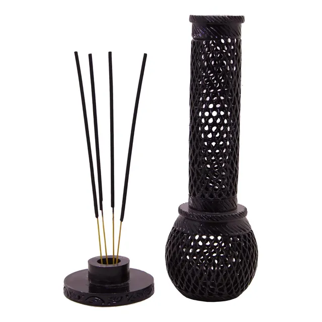 Soporte Para Barra Incienso (2.4 X 9.8 in) Color Negro