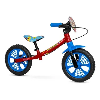 Bicicleta Balance Bike Nathor Infantil Spider Man 2 Aro 12 Bicicleta Balance Bike Nathor Infantil Spider Man 2 Aro 12