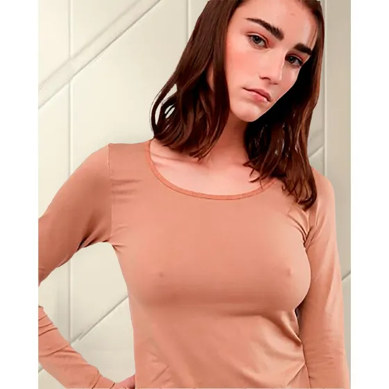 Pimentón Camiseta Manga Larga Talle G/m